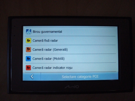 Mio Moov 500 - puncte de Mio Moov 500 - puncte de