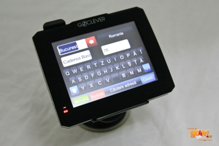 GoClever 3535 - tastatura este destul de mică
