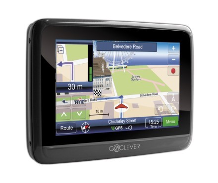 GoClever 4340 - interfaţa, în limba engleză