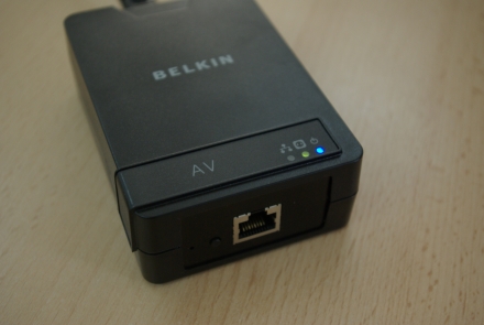 Belkin Powerline CPL AV in carne si oase Belkin Powerline CPL AV in carne si oase
