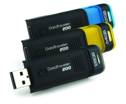 Kingston DataTraveler 200 de 128 GB , cel mai mare de pe piaţă Kingston DataTraveler 200 de 128 GB , cel mai mare de pe piaţă