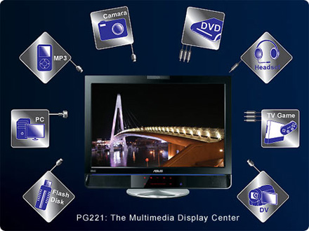 Conexiuni ASUS PG221
