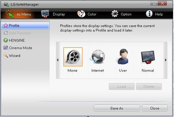 LG Forte Manager