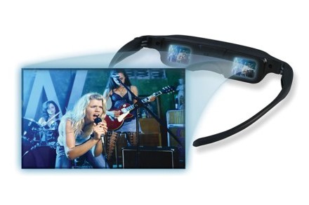 Ochelari cu VRD - pot fi folosiţi pentru obţinerea imaginilor 3D