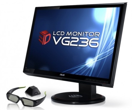 Asus VG236H - la pachet cu ochelarii Nvidia 3D Vision