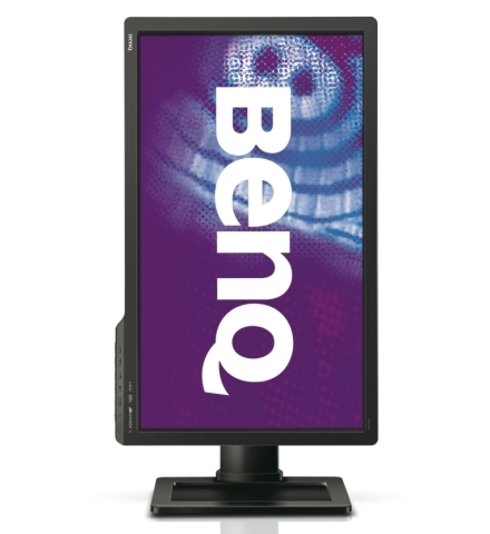 BenQ XL2410T - poate fi rotit şi astfel, dacă e nevoie BenQ XL2410T - poate fi rotit şi astfel, dacă e nevoie