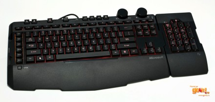 Microsoft SideWinder X6 - iluminarea