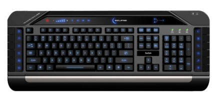 Saitek Eclipse III, tastatura iluminata in orice culoare Saitek Eclipse III, tastatura iluminata in orice culoare
