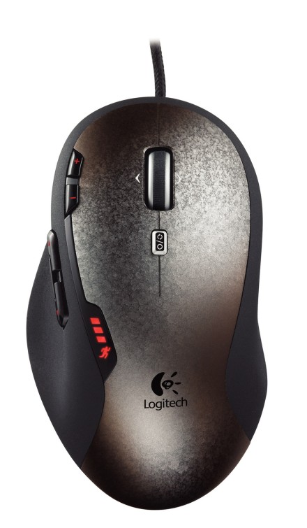 Logitech G500 cu senzor laser de 5700 DPI şi greutăţi detaşabile