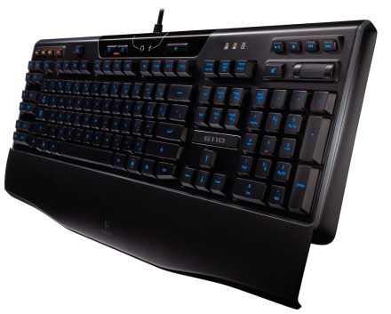 Logitech G110 - restpad-ul detaşabil nu putea să lipsească