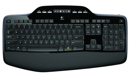 Logitech MK710 - tastele cu profilul jos, ca la un laptop