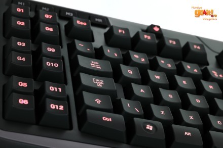 Logitech G110 - cele 12 taste personalizabile, cu trei profiluri diferite