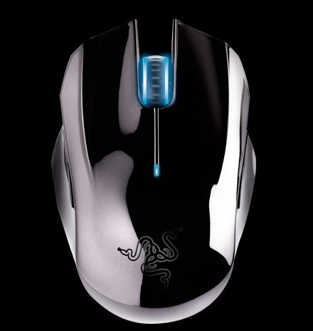 Razer Orochi Black Chrome - formă simetrică Razer Orochi Black Chrome - formă simetrică