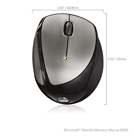 Microsoft Mobile Memory Mouse 8000