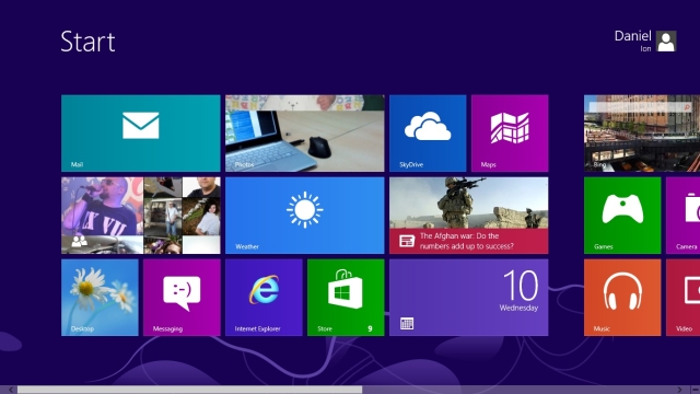Noul ecran de stard din Windows 8 Noul ecran de stard din Windows 8
