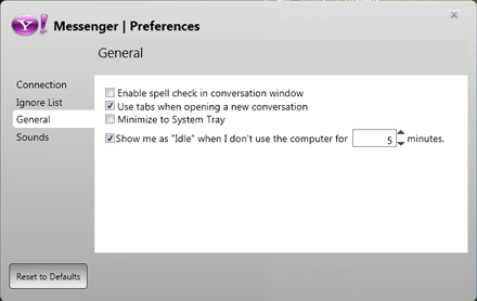 Yahoo! Messenger Vista 