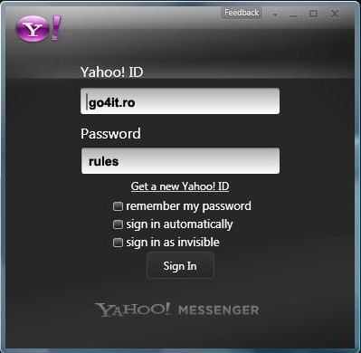 Yahoo! Messenger Vista