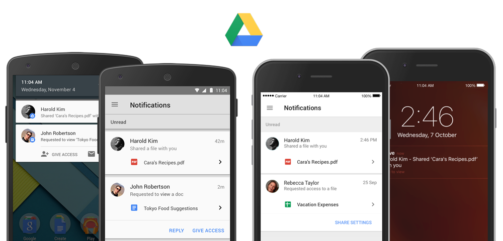 Google introduce funcţia Group Sharing în aplicaţia Drive pentru mobil