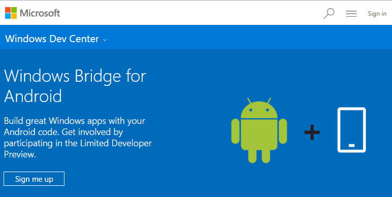 Microsoft renunţă la portarea aplicaţiilor de Android pe Windows Phone