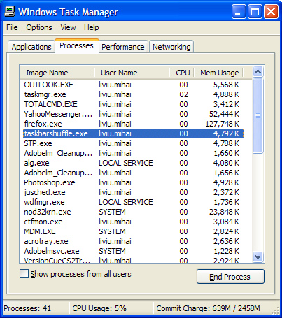 Taskbar Shuffle