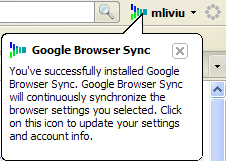 Google Browser Sync