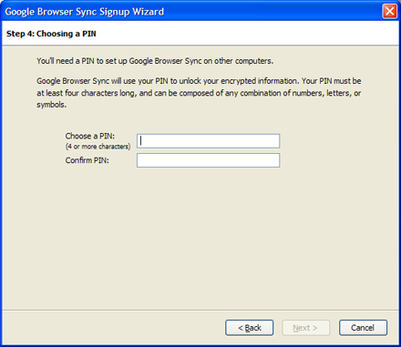 Google Browser Sync