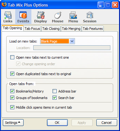 Tab Mix Plus Tab Mix Plus