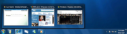 Windows 7 taskbar
