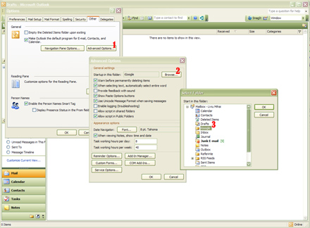 Outlook iGoogle