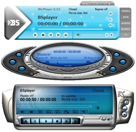BSPlayer 2.33 - skin-uri preinstalate BSPlayer 2.33 - skin-uri preinstalate