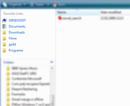 Vista Favorite Links Vista Favorite Links