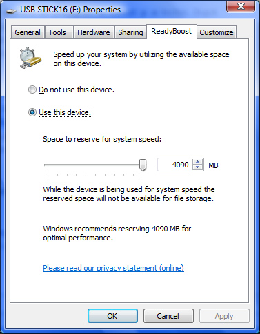 Vista Ready Boost Vista Ready Boost