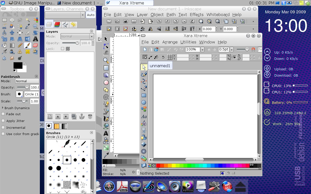 Dreamlinux, test go4it.ro