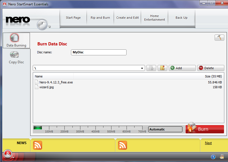 Nero 9 Free cel mai bun program de ars CDuri e acum gratuit