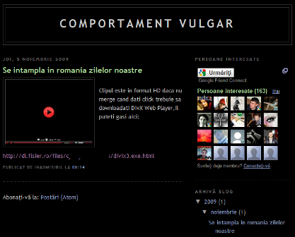 Blog-ul care te pacaleste sa instalezi un codec fals