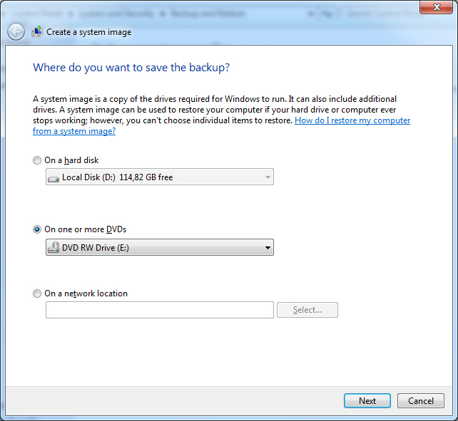 Backup and Restore