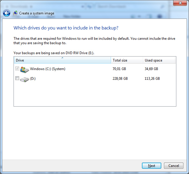 Backup and Restore
