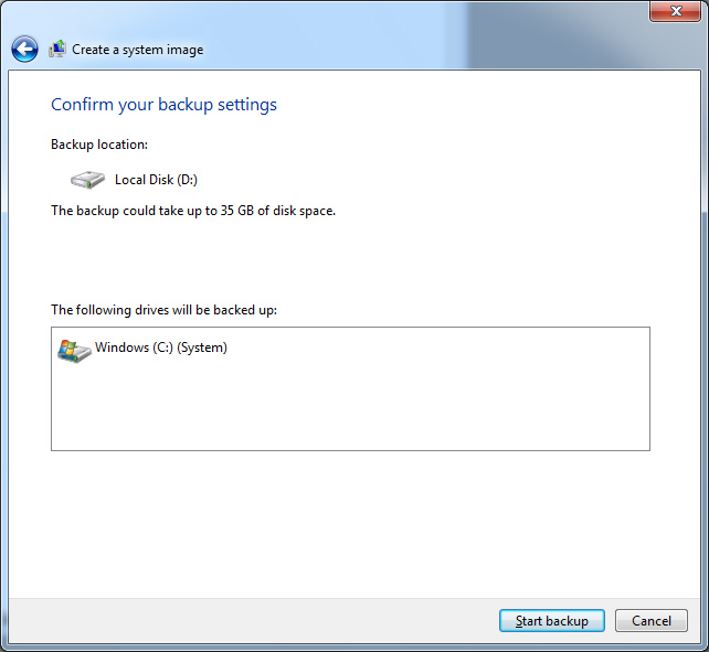 Backup and Restore