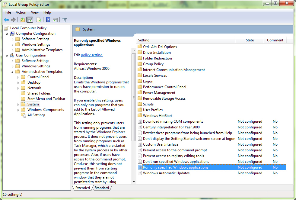Group Policy Editor