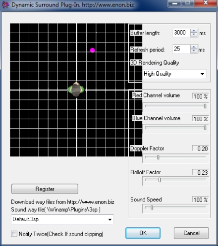 Dynamic Surround - plug-in de output pentru efecte de sunet 3D Dynamic Surround - plug-in de output pentru efecte de sunet 3D