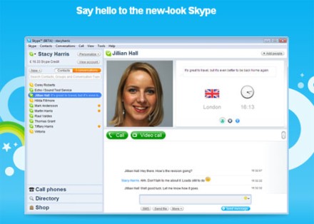 Skype trece la HD Skype trece la HD