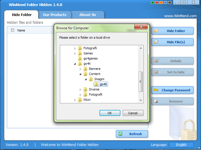 WinMend Folder Hidden