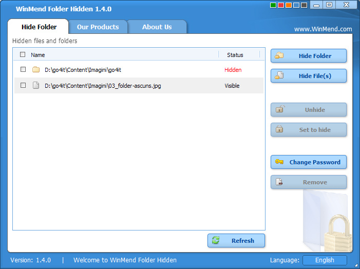 WinMend Folder Hidden