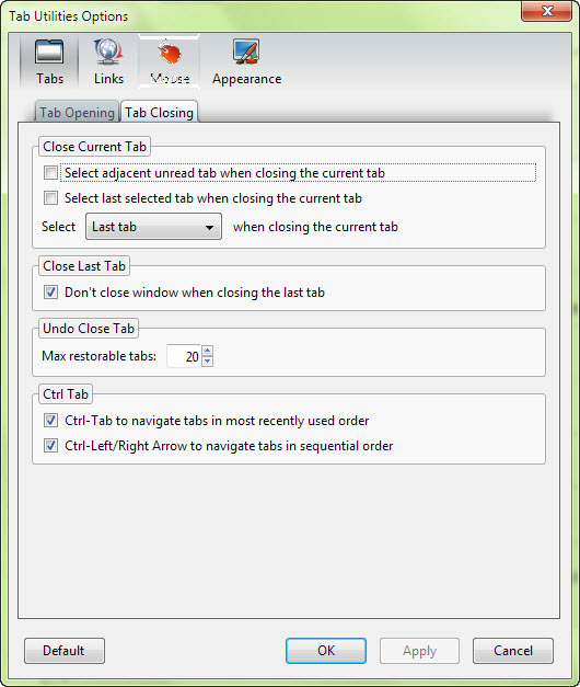 Tab Utilities