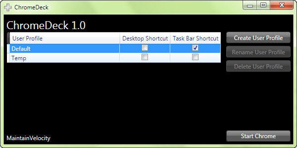 ChromeDeck 