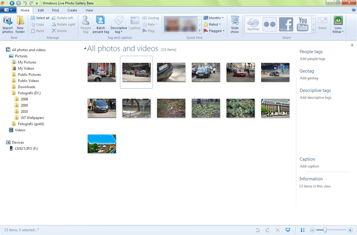 Windows Live Photo Gallery