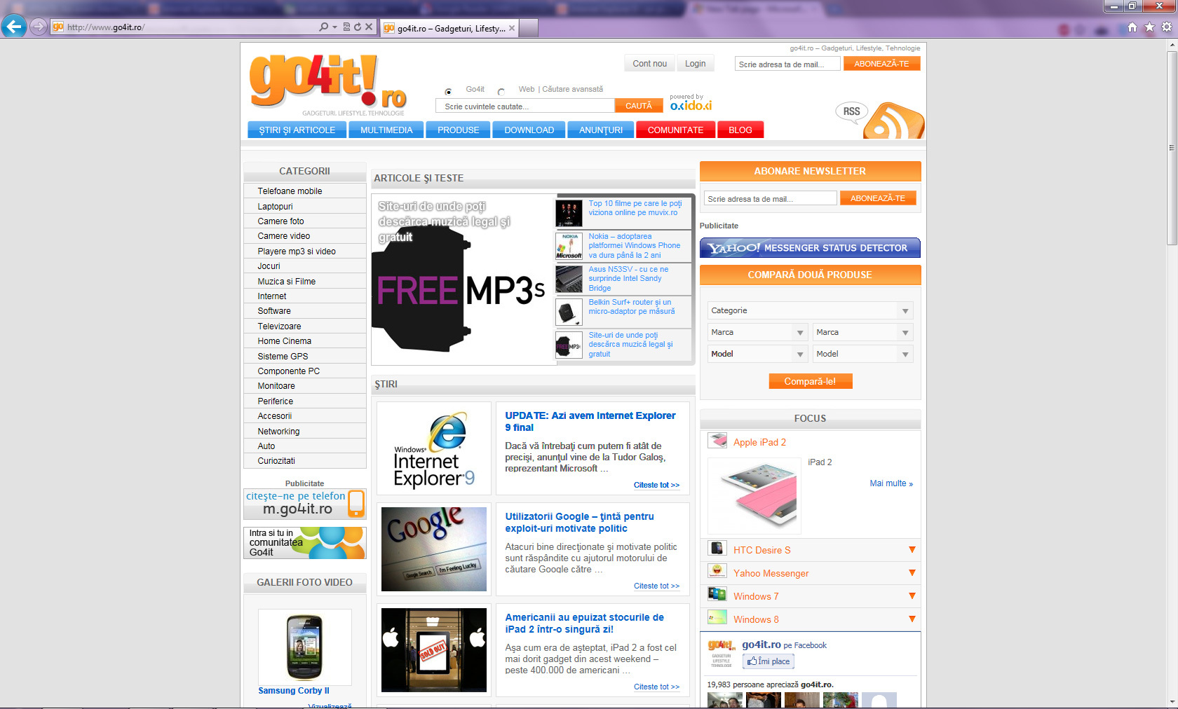 Internet Explorer 9