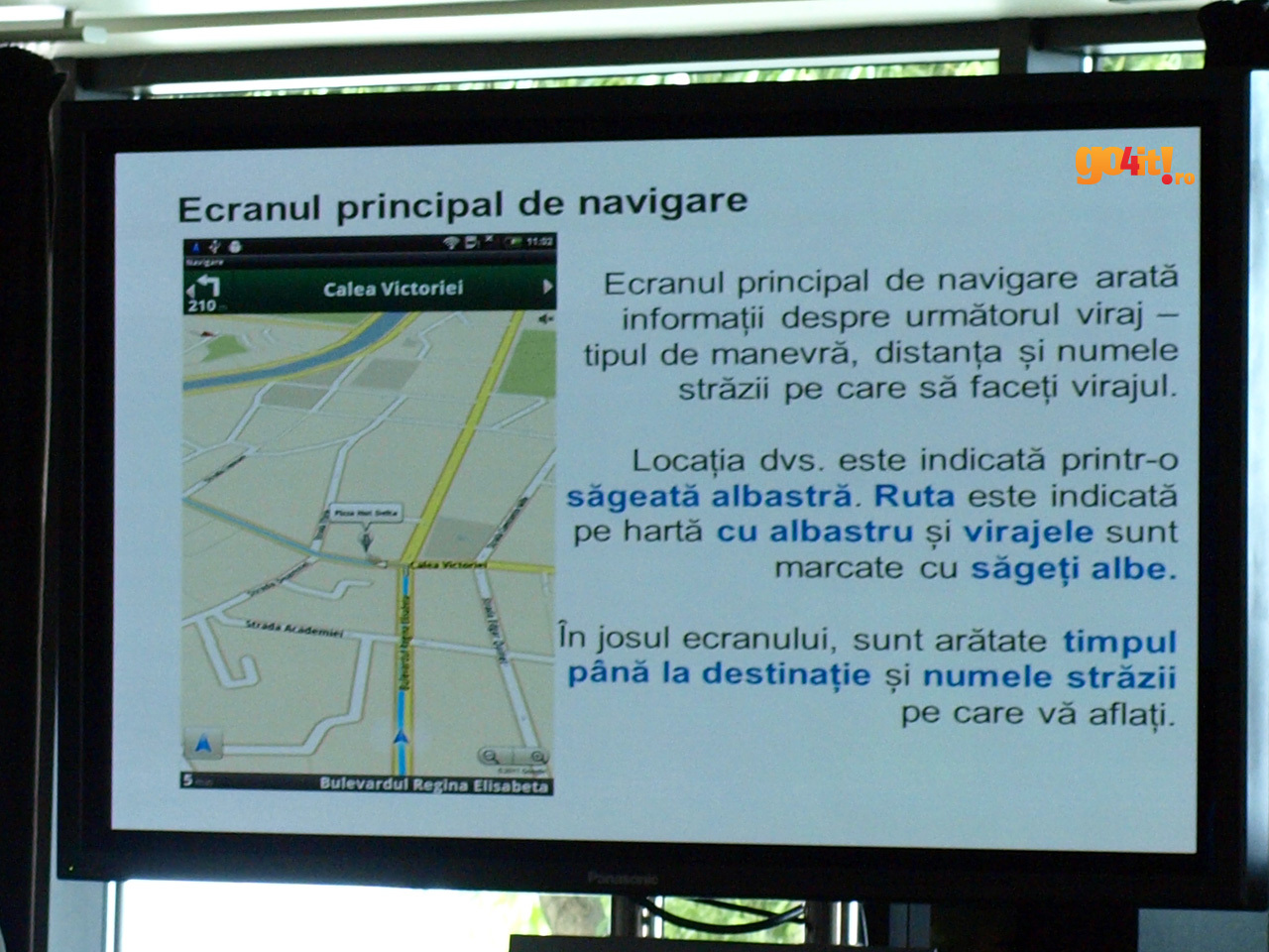 Navigare cu harti Google