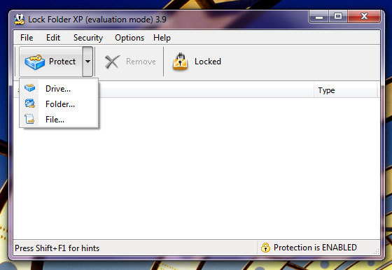 Lock Folder XP