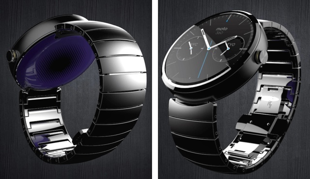 Moto 360 - brăţara poate fi schimbată de utilizator Moto 360 - brăţara poate fi schimbată de utilizator